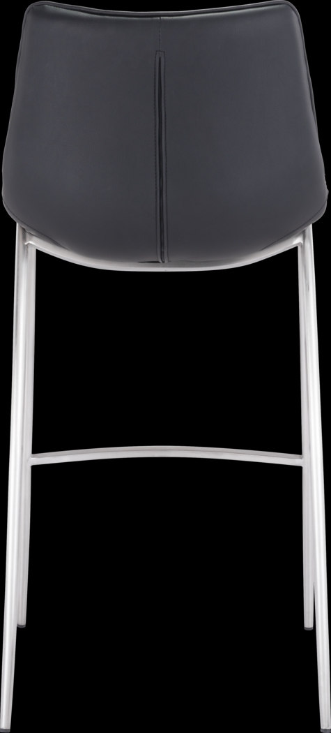 Wavell Black Steel Barstool, Set of 2 - Thumbnail - Image 4