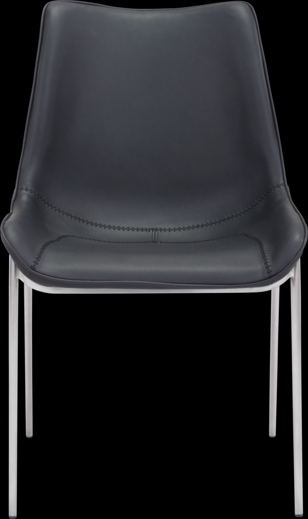 Wavell Black Walnut Side Chair, Set of 2 - Thumbnail - Image 2