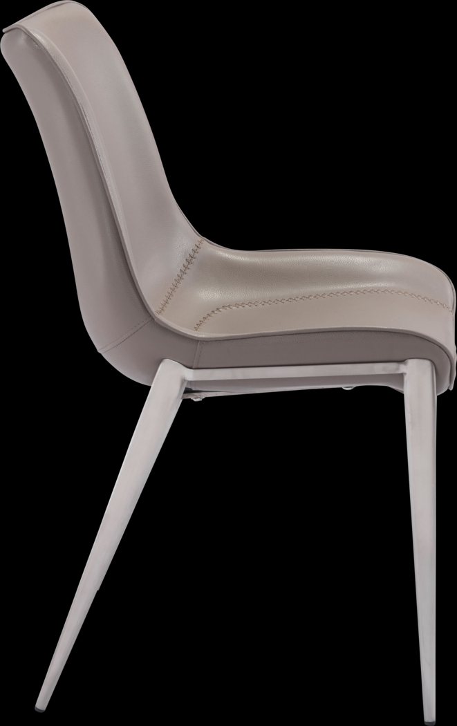 Wavell Gray Side Chair, Set of 2 - Thumbnail - Image 2