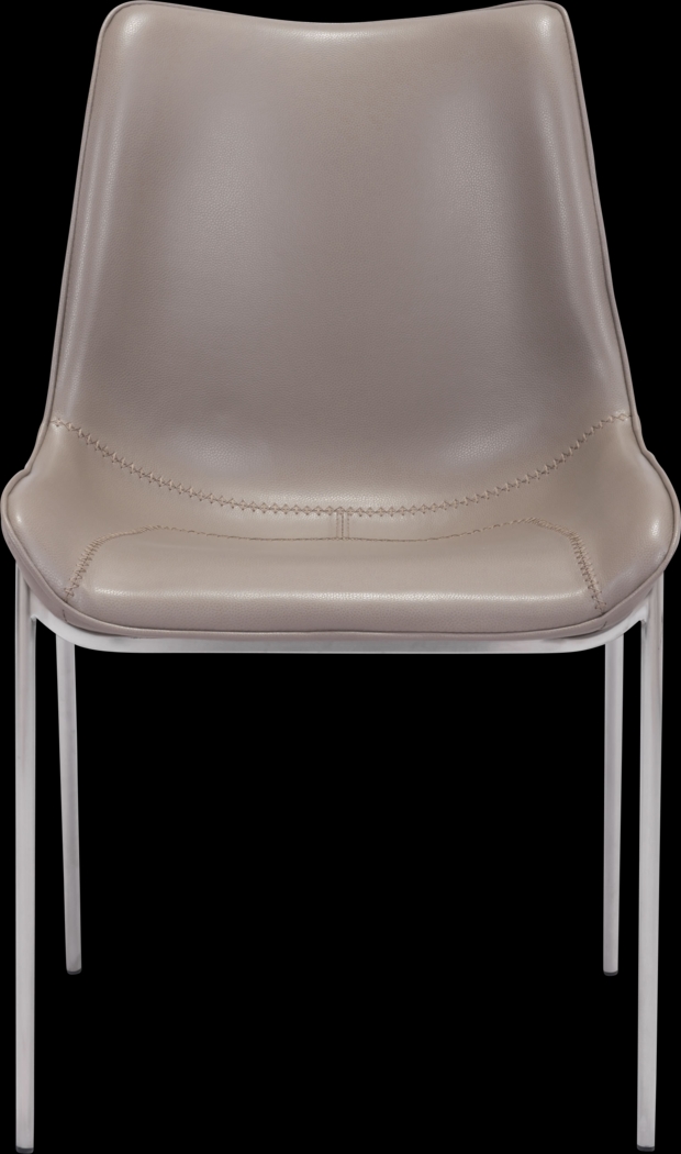 Wavell Gray Side Chair, Set of 2 - Thumbnail - Image 3