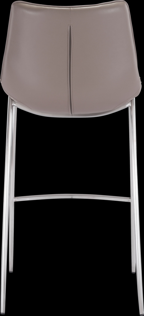 Wavell Gray Steel Barstool, Set of 2 - Thumbnail - Image 3