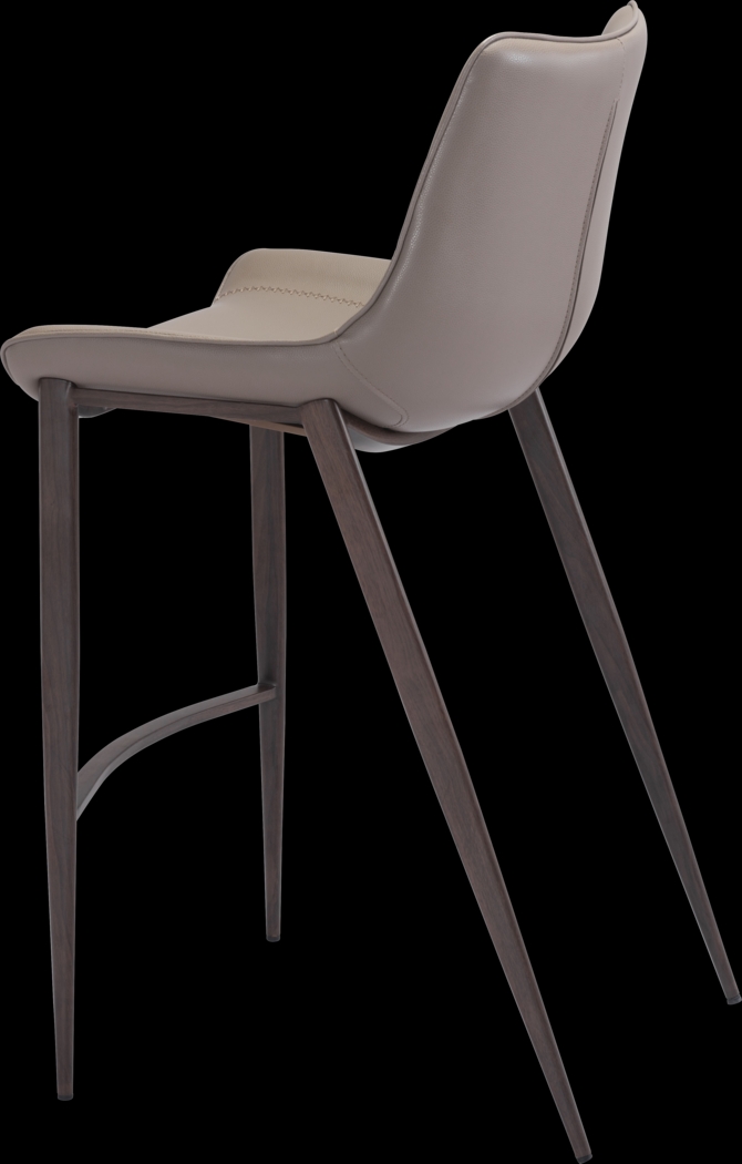 Wavell Gray Walnut Barstool, Set of 2 - Thumbnail - Image 5