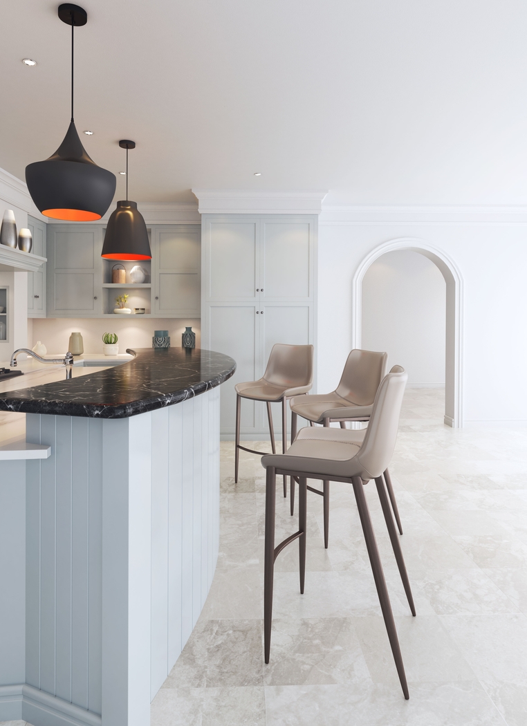 Wavell Gray Walnut Barstool, Set of 2 - Thumbnail - Image 7