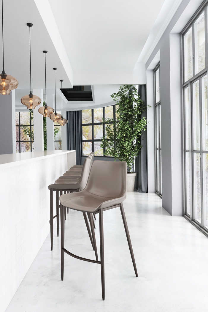 Wavell Gray Walnut Barstool, Set of 2 - Thumbnail - Image 9