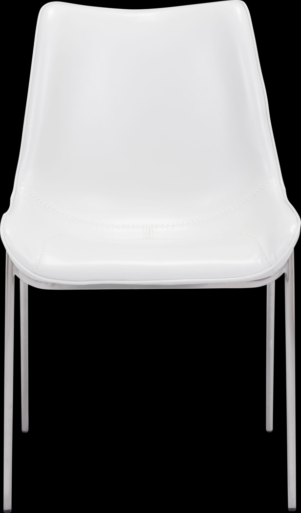 Wavell White Side Chair, Set of 2 - Thumbnail - Image 3