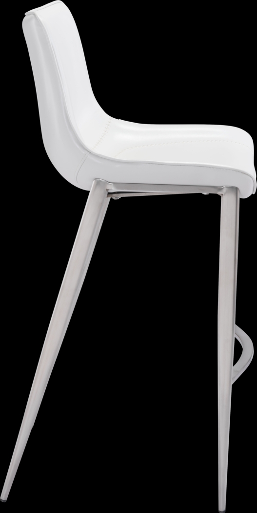 Wavell White Steel Barstool, Set of 2 - Thumbnail - Image 2