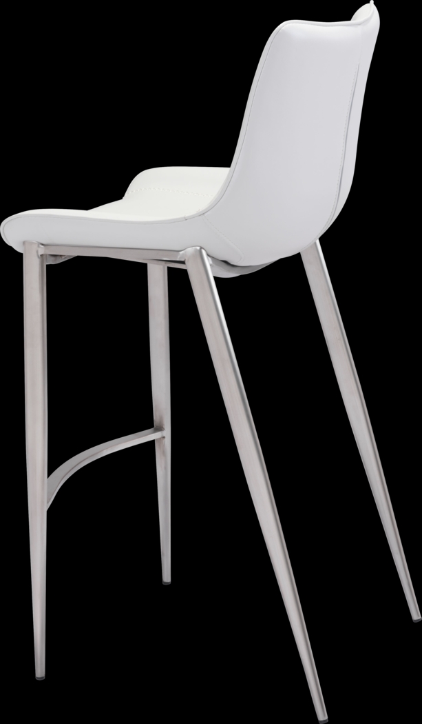 Wavell White Steel Barstool, Set of 2 - Thumbnail - Image 5