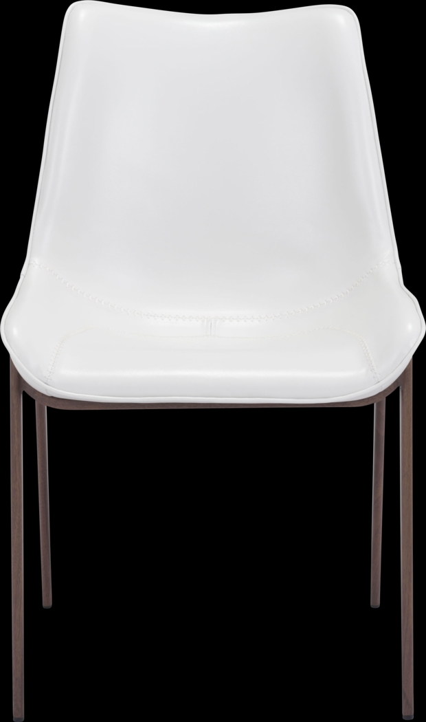 Wavell White Walnut Side Chair, Set of 2 - Thumbnail - Image 3