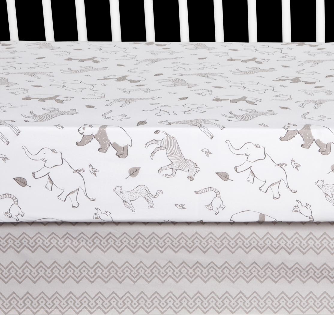 Waverly Congo Line Gray 5 Pc Baby Bedding Set - Thumbnail - Image 6