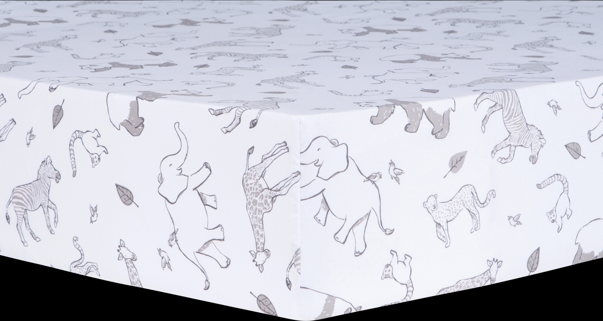 Waverly Congo Line Gray 5 Pc Baby Bedding Set - Thumbnail - Image 9