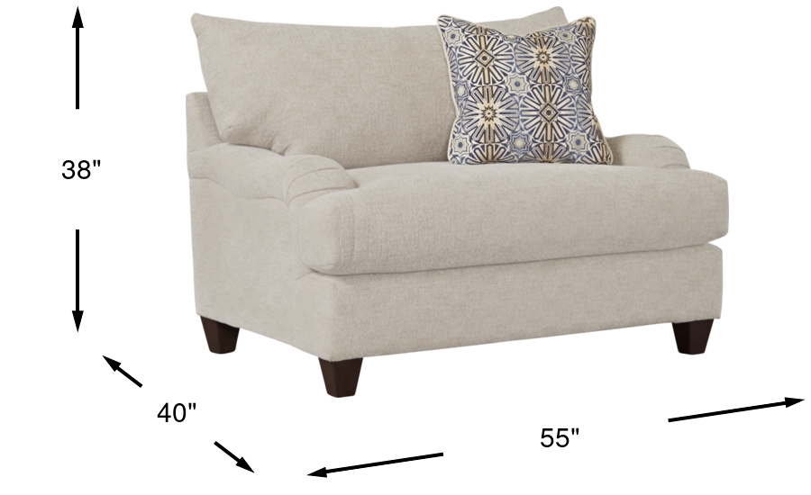 Dimension Image. Please refer to the Dimension Tab on this page for dimension details.