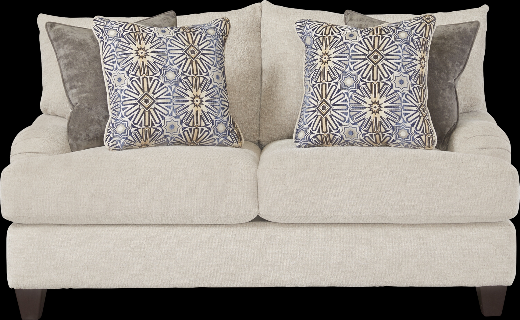 Waverly Park Beige Loveseat - Thumbnail - Image 1