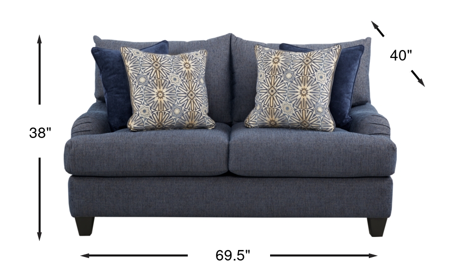 Dimension Image. Please refer to the Dimension Tab on this page for dimension details.