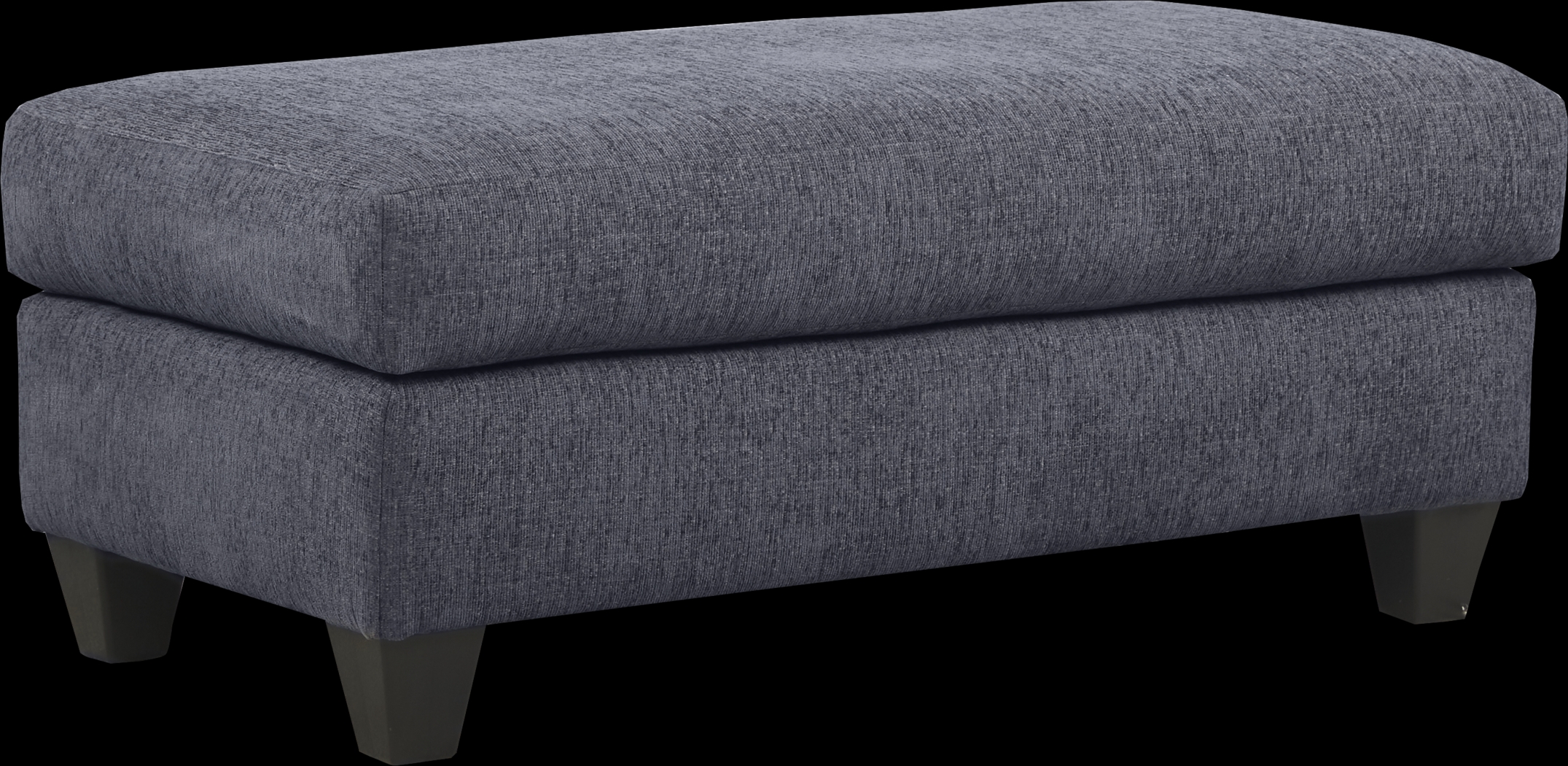 Waverly Park Blue Ottoman - Thumbnail - Image 1