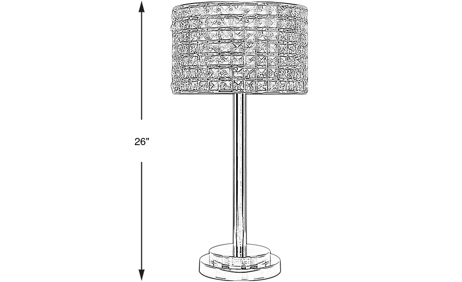 Dimension Image. Please refer to the Dimension Tab on this page for dimension details.