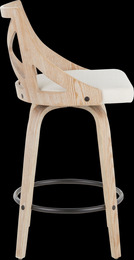 Waverton Cream Counter Height Stool, Set of 2 - Thumbnail - Image 12