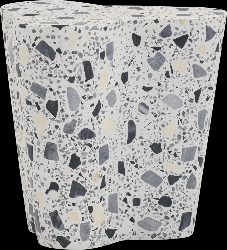 Waveshine Black and White End Table - Thumbnail - Image 3