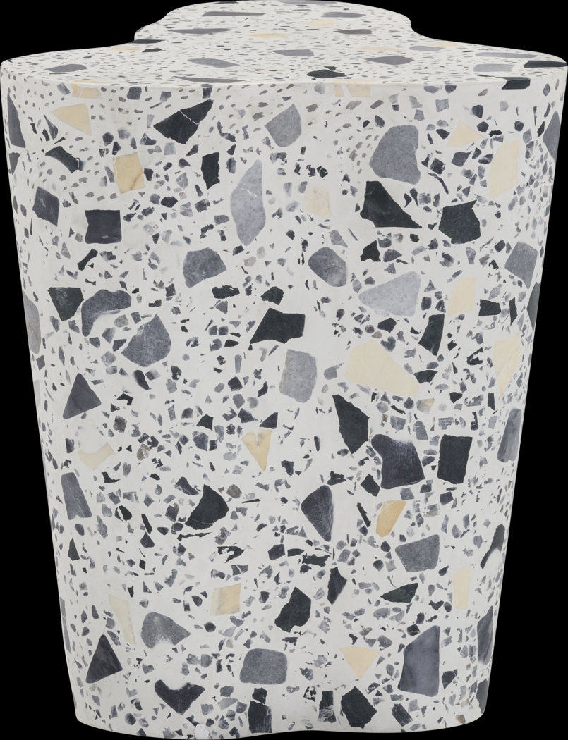 Waveshine Black and White End Table - Thumbnail - Image 4