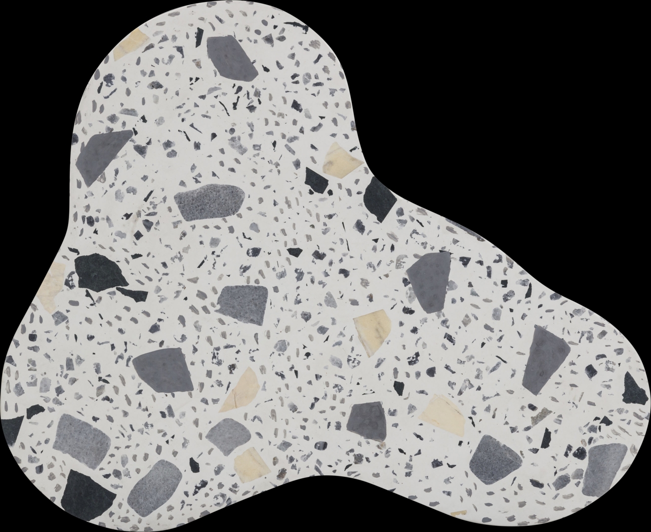 Waveshine Black and White End Table - Thumbnail - Image 5