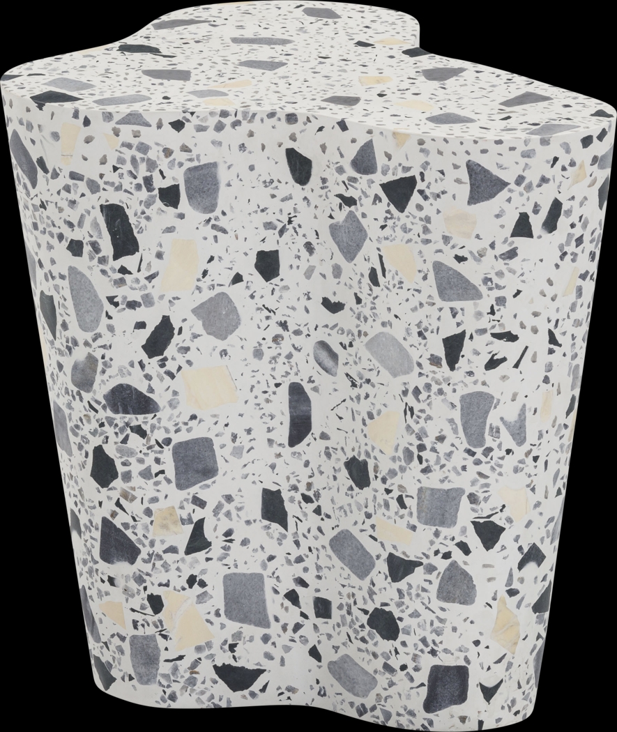 Waveshine Black and White End Table - Thumbnail - Image 1