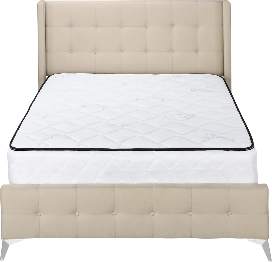 Waveworth Beige Queen Bed - Thumbnail - Image 3