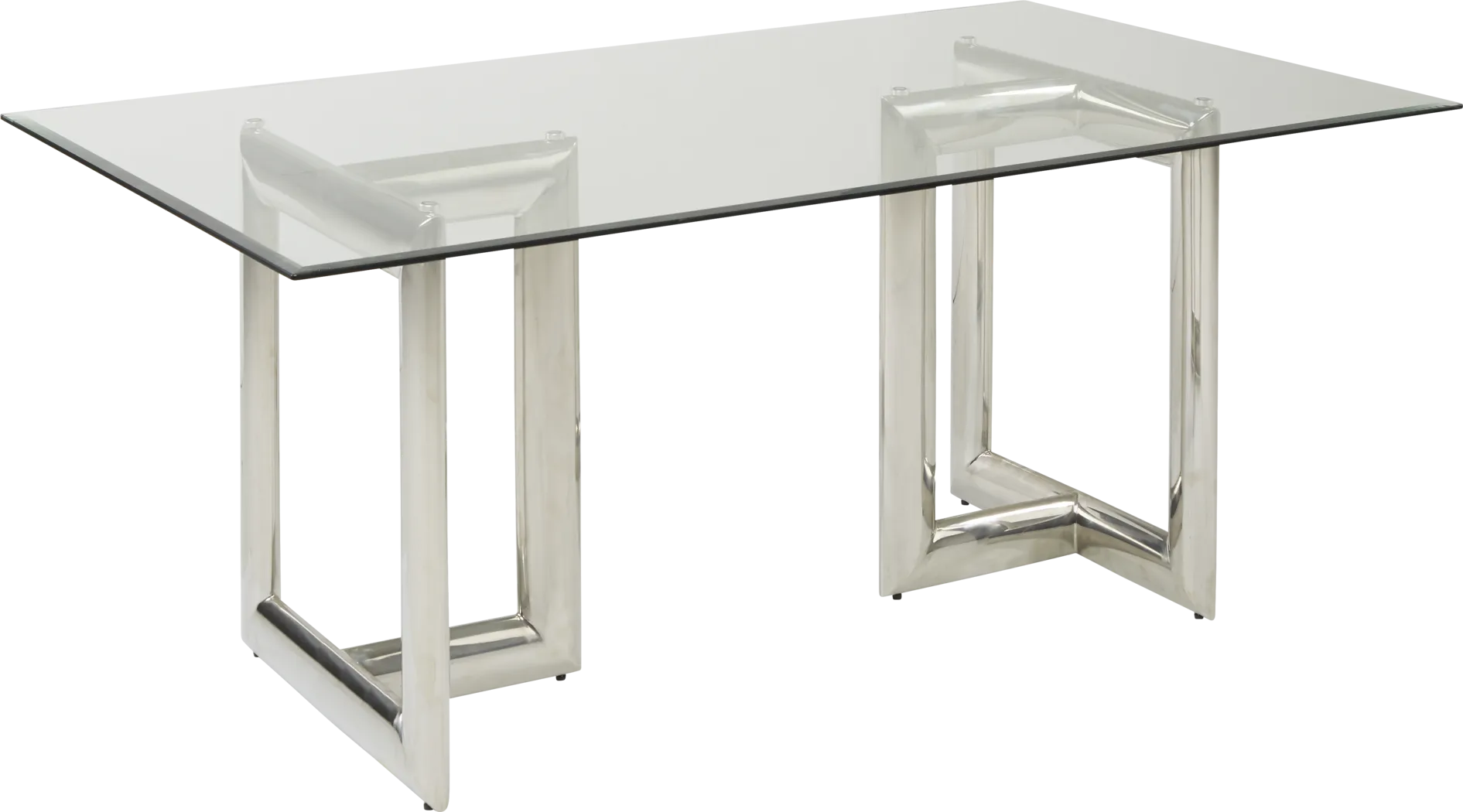 Waycroft Silver 5 Pc Dining Room with Midnight Chairs - Thumbnail - Image 2