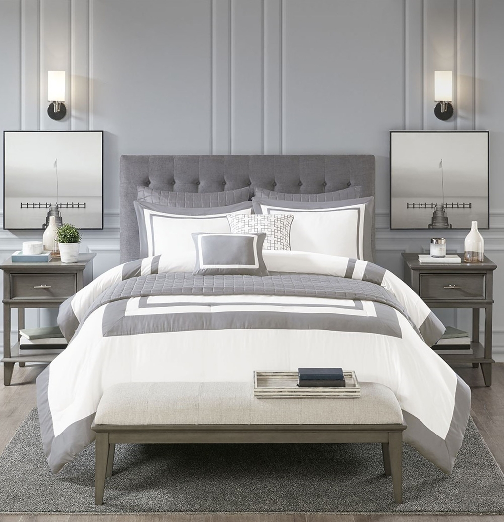 Wayde Gray 8 pc King/Cal Quilt Set - Thumbnail - Image 2