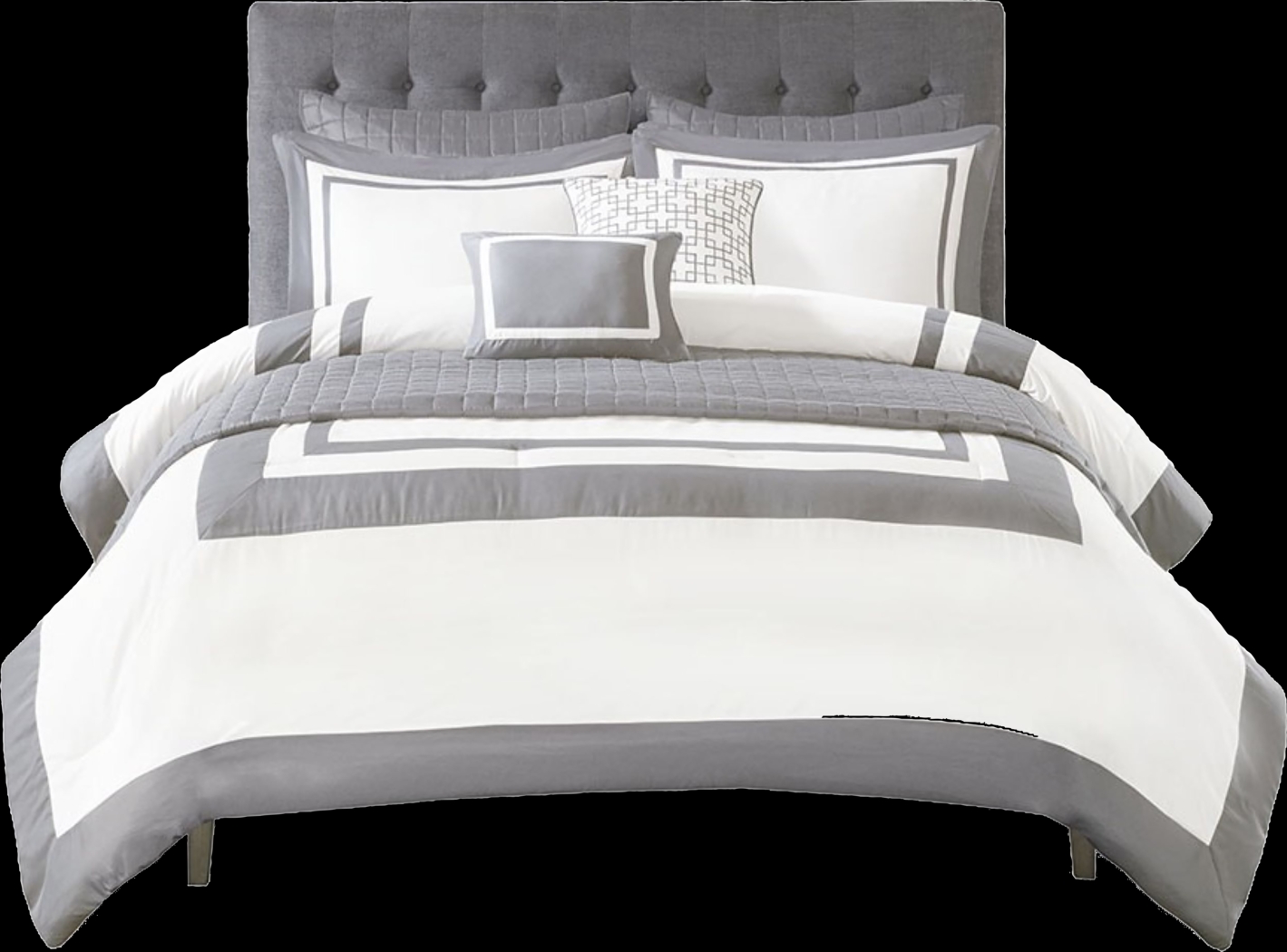 Wayde Gray 8 pc King/Cal Quilt Set - Thumbnail - Image 1