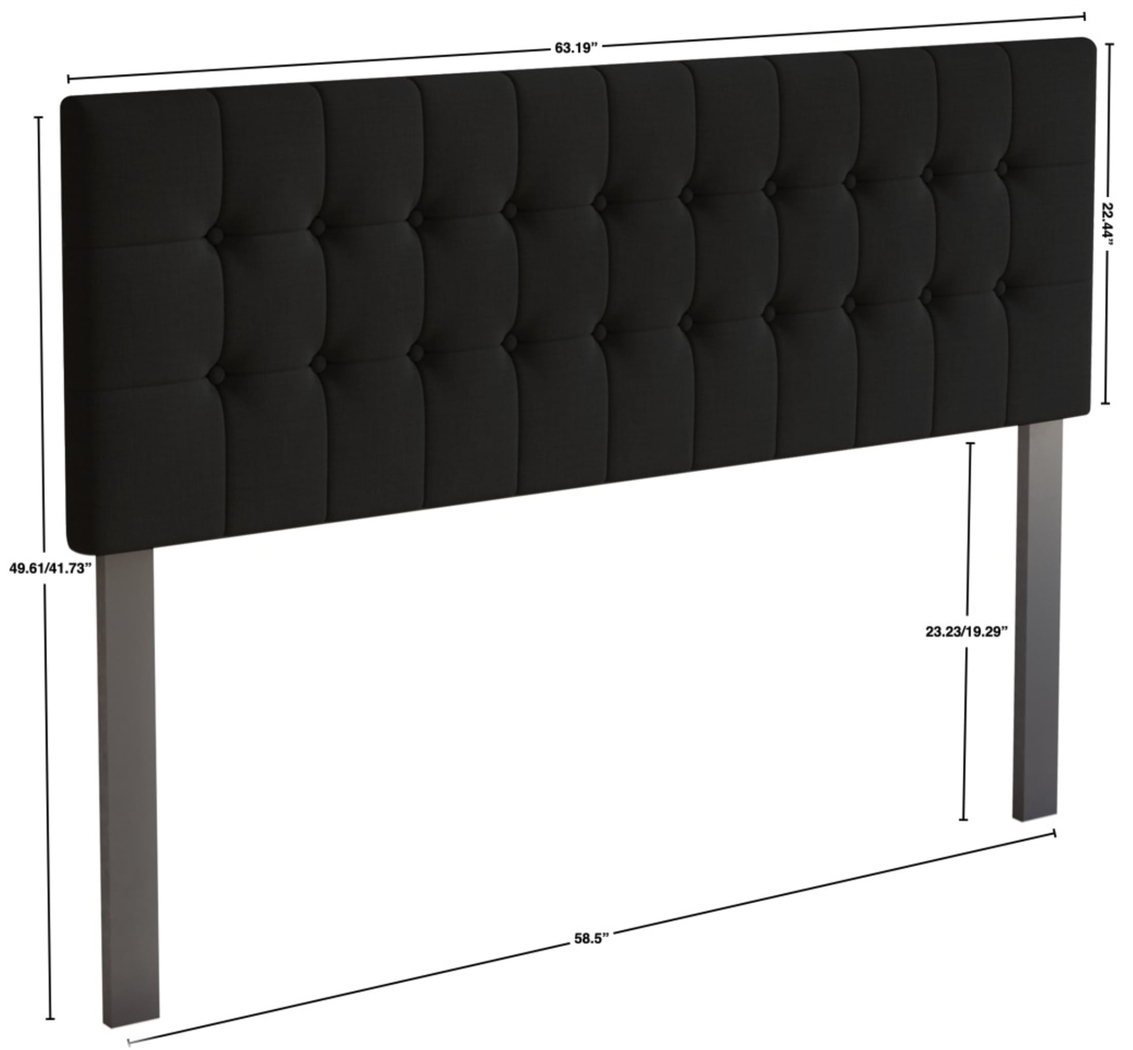 Waylon Black Queen Headboard - Thumbnail - Image 4