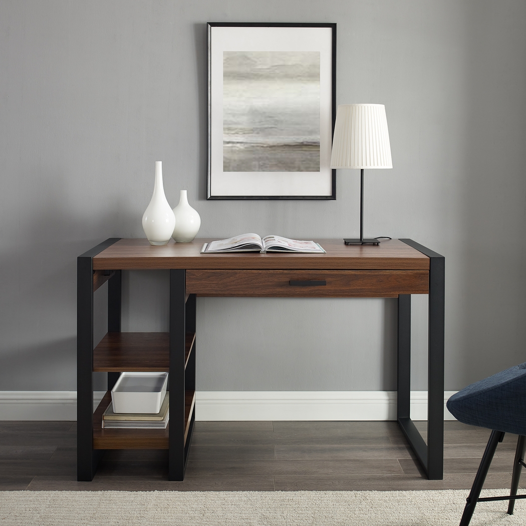 Waynecrest Walnut Desk - Thumbnail - Image 4