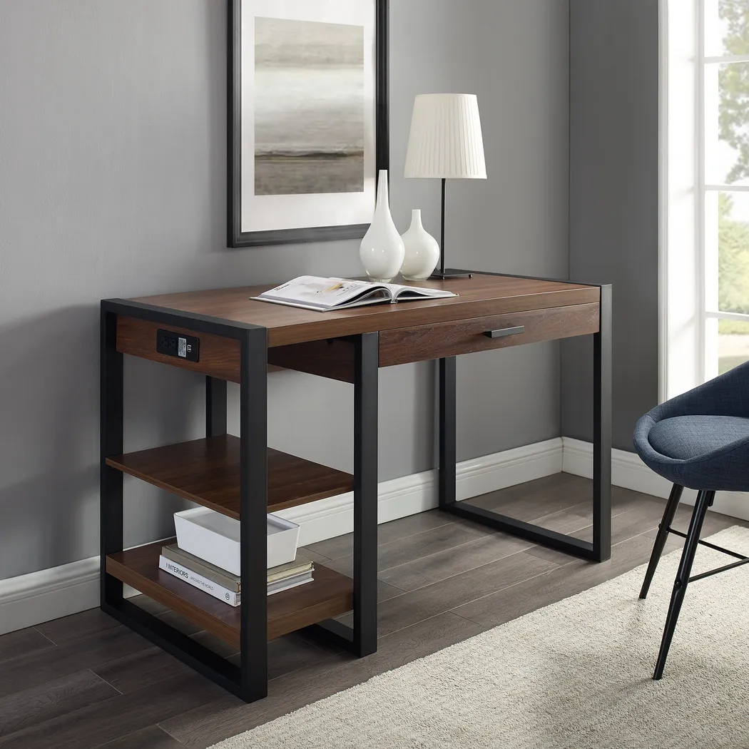 Waynecrest Walnut Desk - Image 5