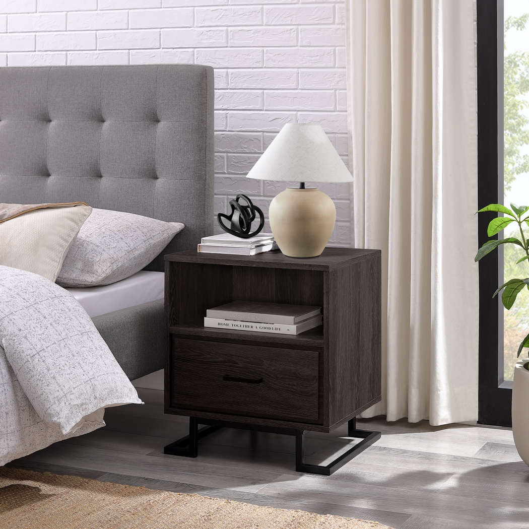 Waynemer Black Nitghtstand - Thumbnail - Image 2