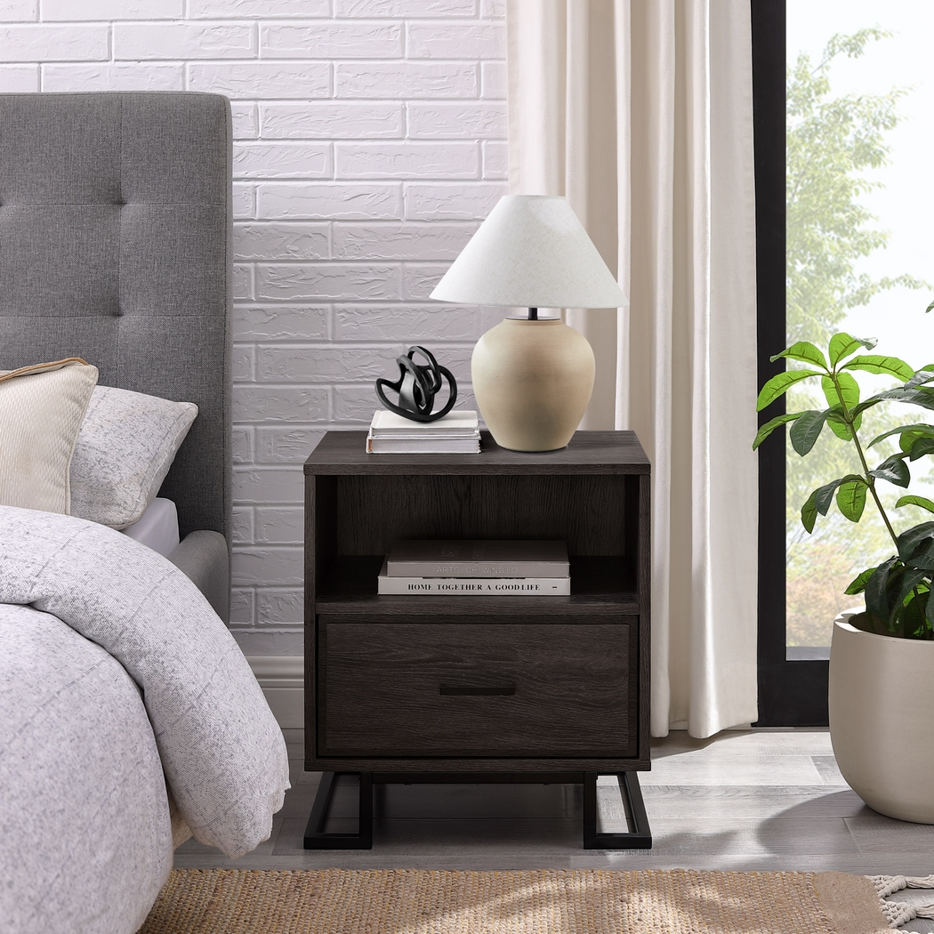 Waynemer Black Nitghtstand - Thumbnail - Image 3