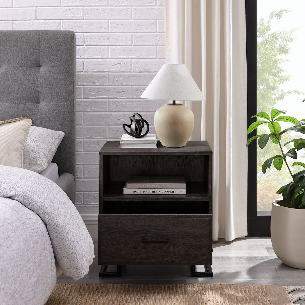 Waynemer Black Nitghtstand - Thumbnail - Image 4