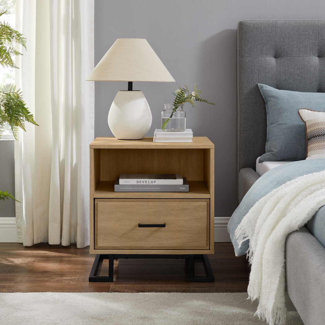 Waynemer Oak Nightstand - Thumbnail - Image 3