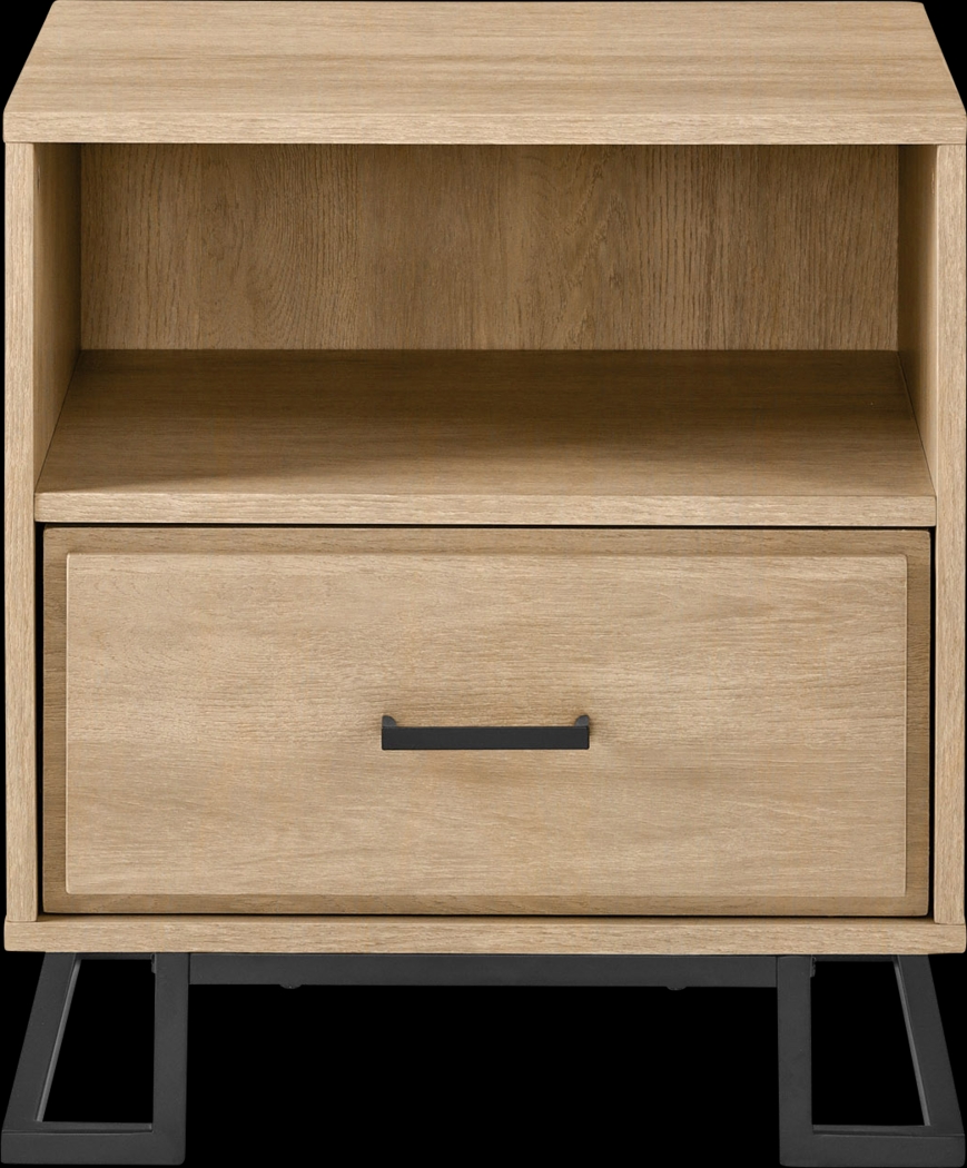 Waynemer Oak Nightstand - Thumbnail - Image 1