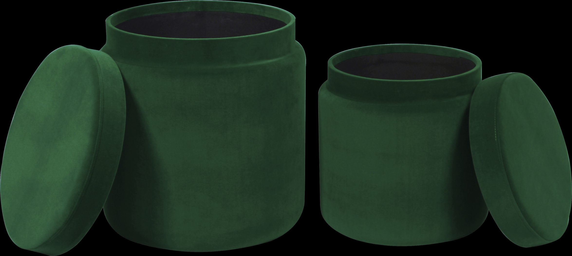 Waynetta Green Storage Ottoman, Set of 2 - Thumbnail - Image 3