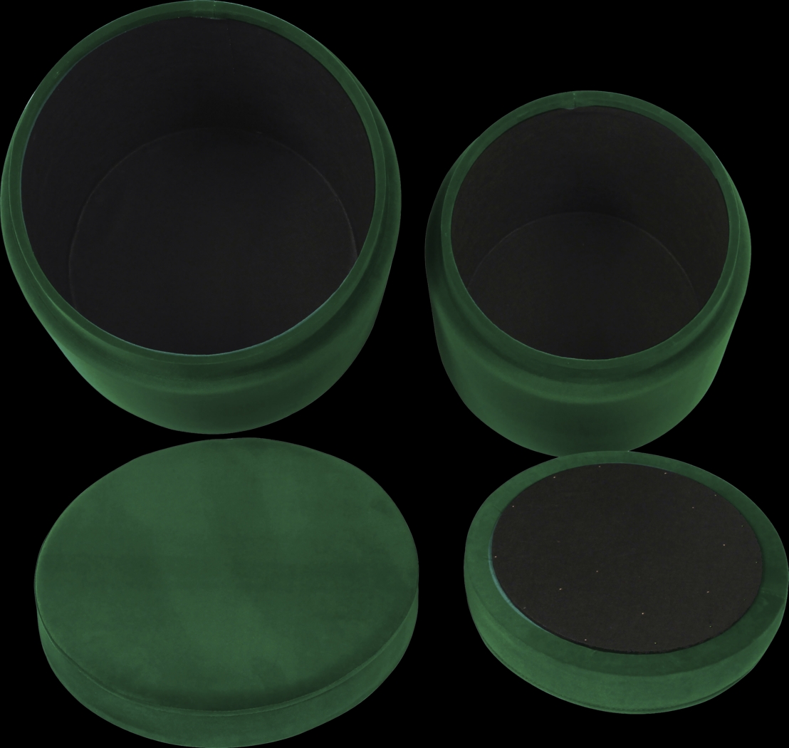 Waynetta Green Storage Ottoman, Set of 2 - Thumbnail - Image 5