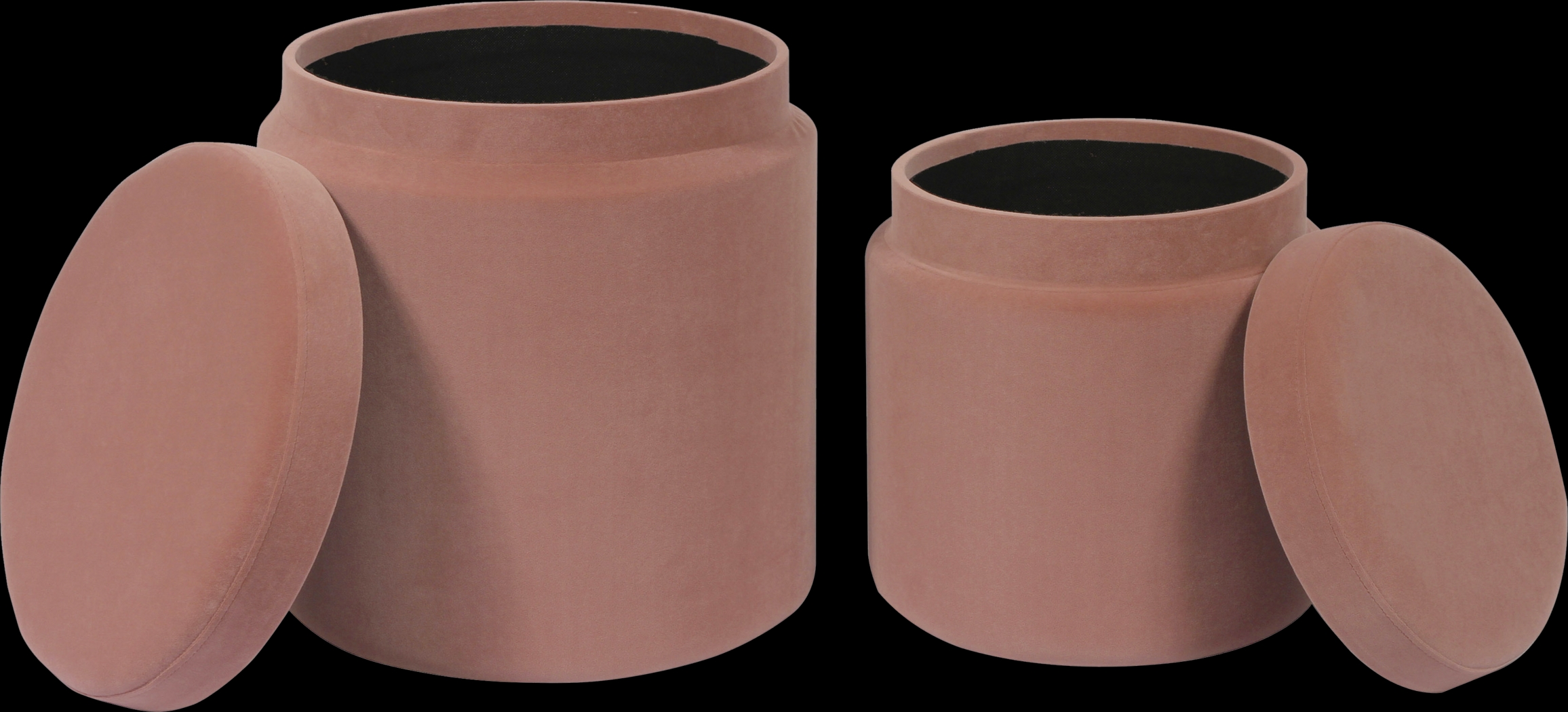 Waynetta Salmon Storage Ottoman, Set of 2 - Thumbnail - Image 3