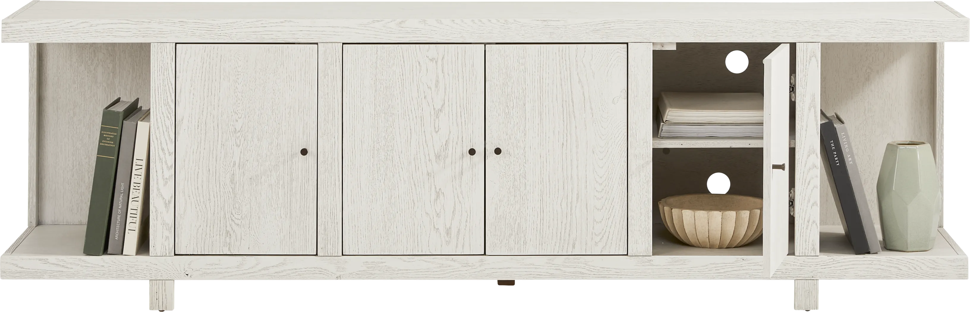 Waypoint White 82 in. Console - Image 2