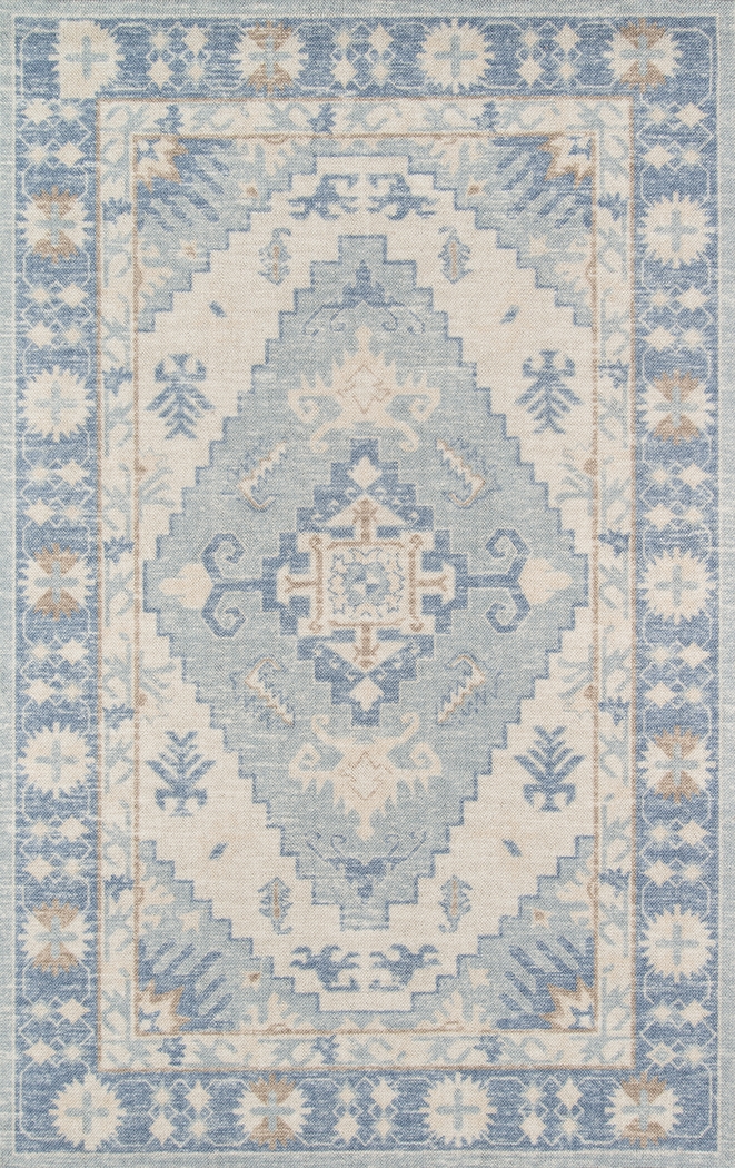 Wealon Blue 3'3 x 5' Rug - Thumbnail - Image 1