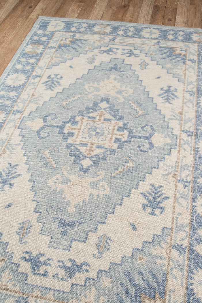 Wealon Blue 5'3 x 7'6 Rug - Thumbnail - Image 4