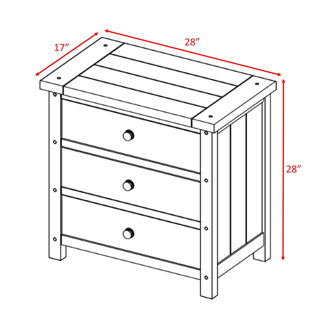 Weatherburne Chestnut Nightstand - Thumbnail - Image 5