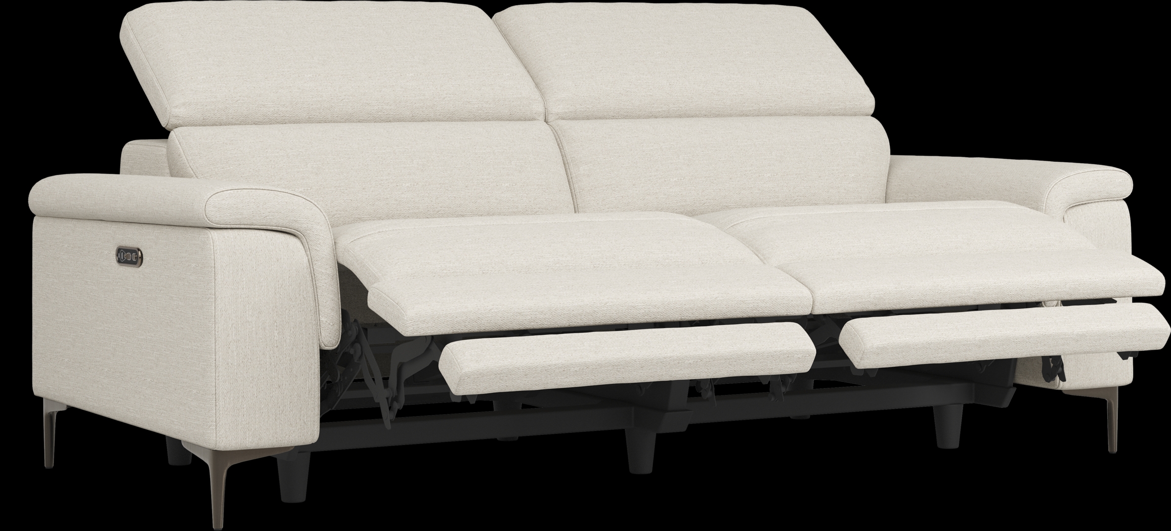 Weatherford Park Beige 5 Pc Living Room with Dual Power Reclining Sofa - Thumbnail - Image 3