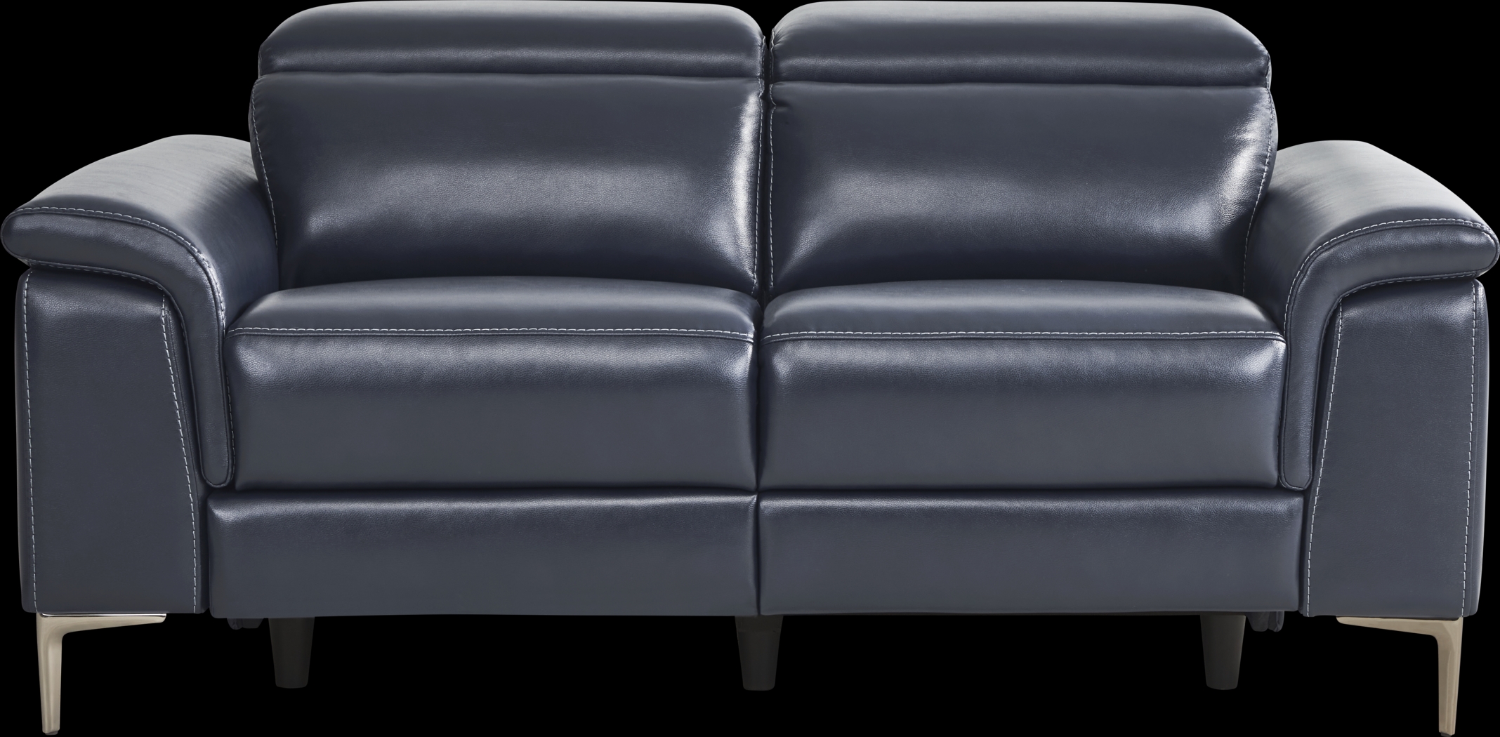 Weatherford Park Blue Dual Power Reclining Loveseat - Thumbnail - Image 2