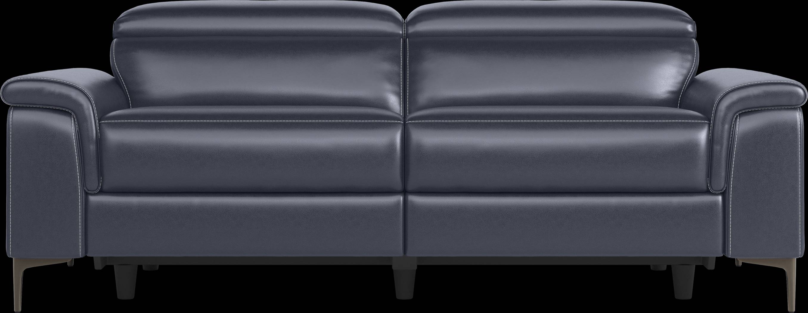Weatherford Park Blue Dual Power Reclining Sofa - Thumbnail - Image 1