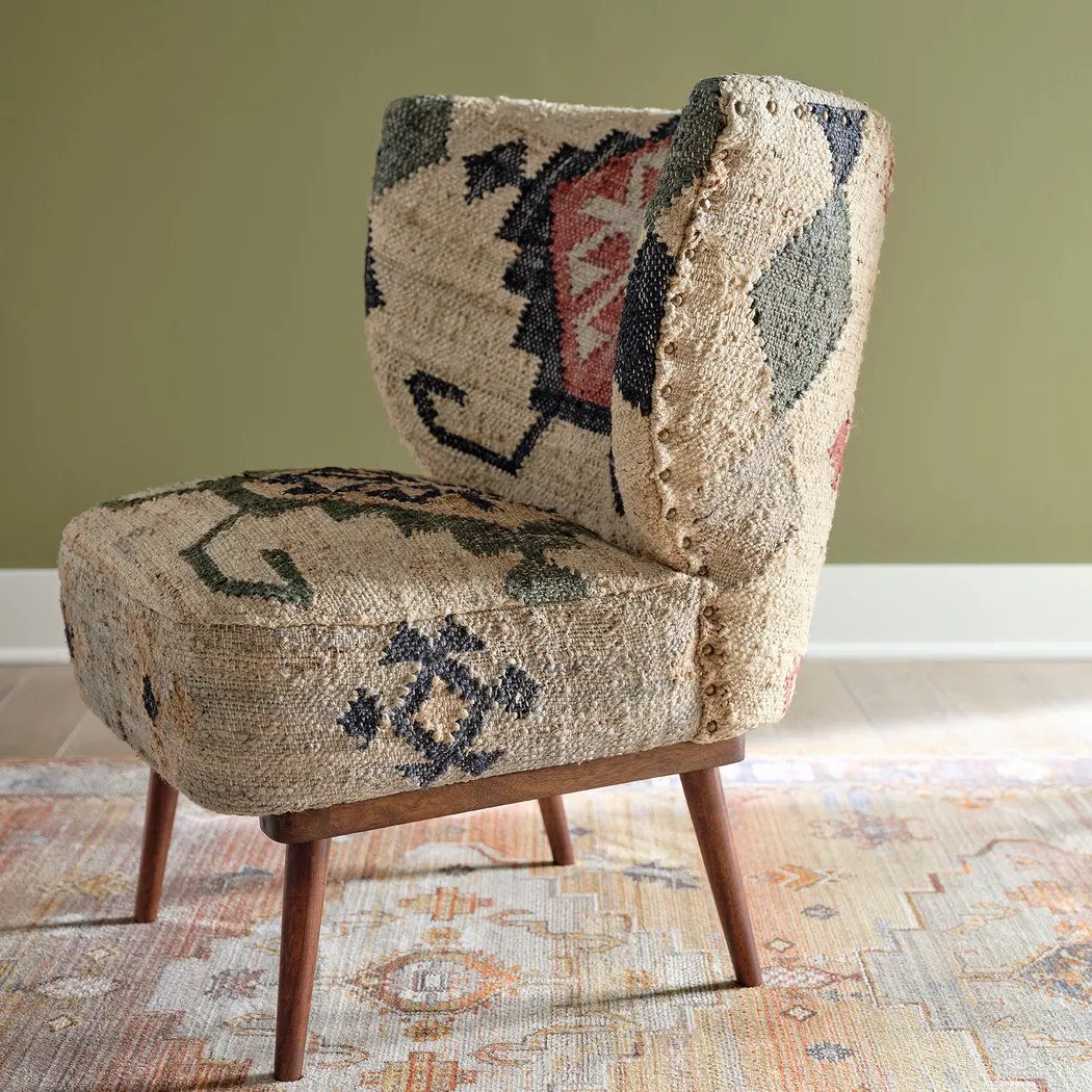 Webbar Tan Accent Chair - Thumbnail - Image 2