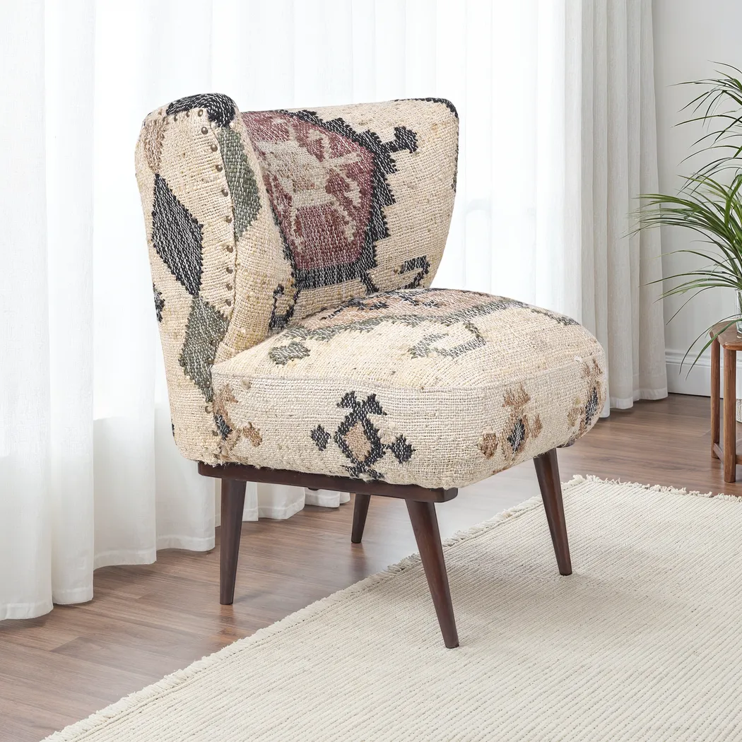 Webbar Tan Accent Chair - Thumbnail - Image 3