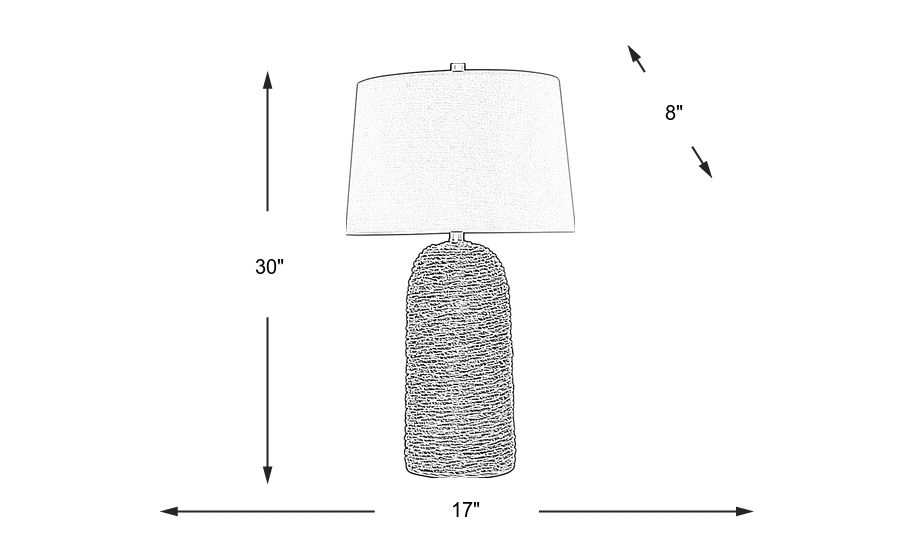 Dimension Image. Please refer to the Dimension Tab on this page for dimension details.