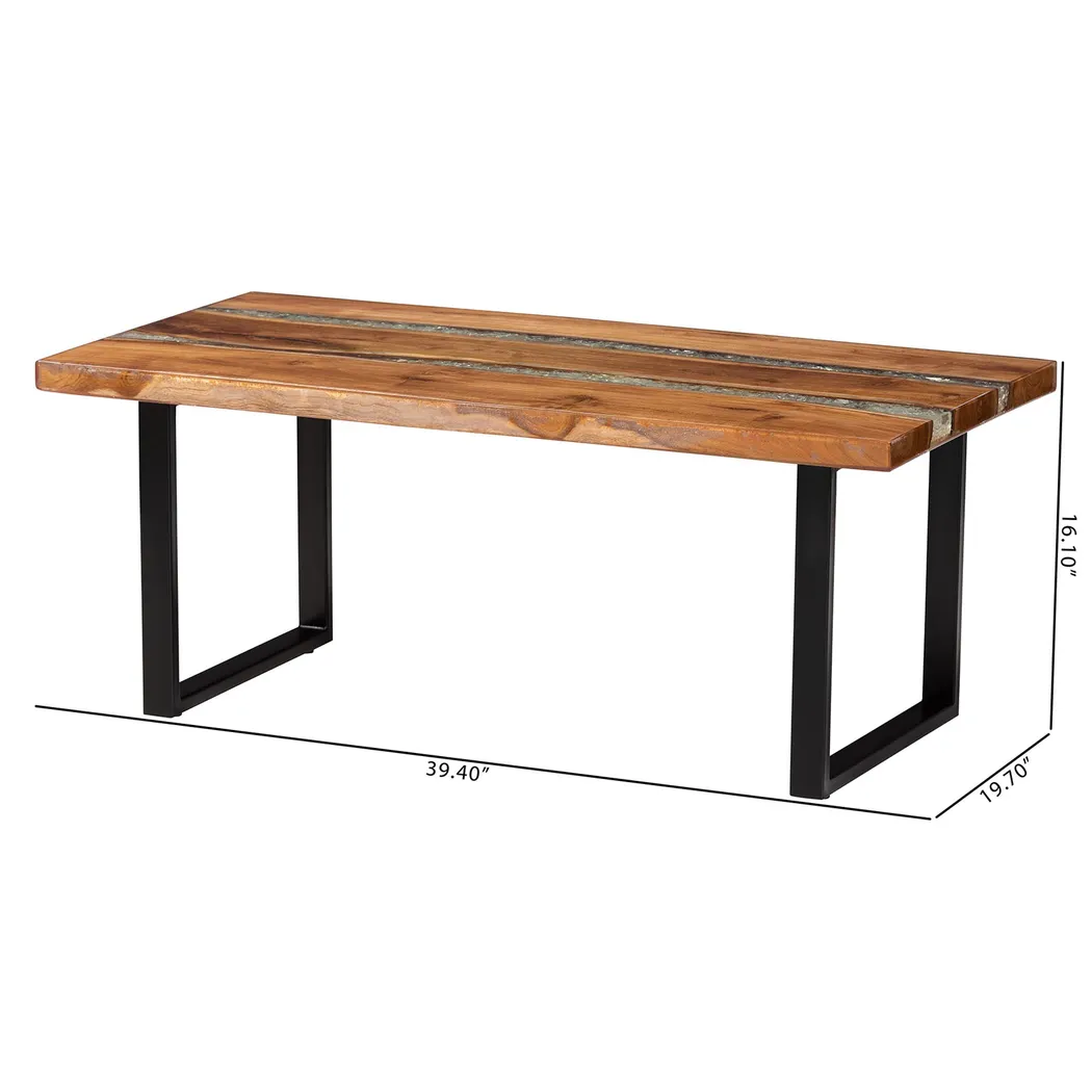 Webfruit Brown Rectangle Cocktail Table - Image 4